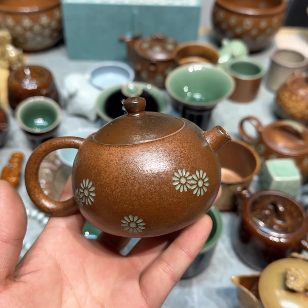 小金茶器青瓷茶具