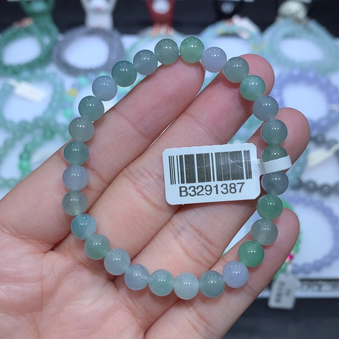 翡翠未镶嵌手串天然