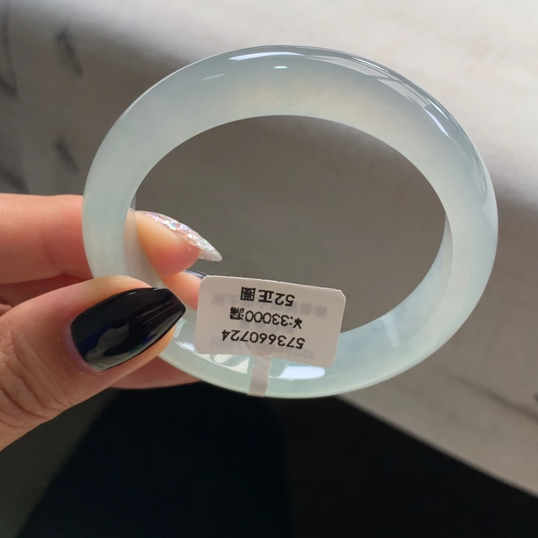 未镶嵌手镯翡翠回流）冰莹光种水手镯（完整强推）