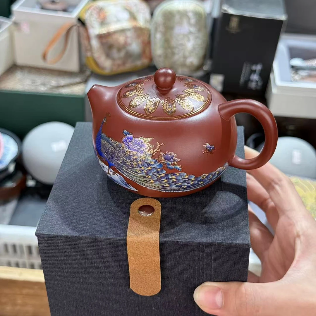 【闪购商品】@@吴成志孔雀紫砂壶1375