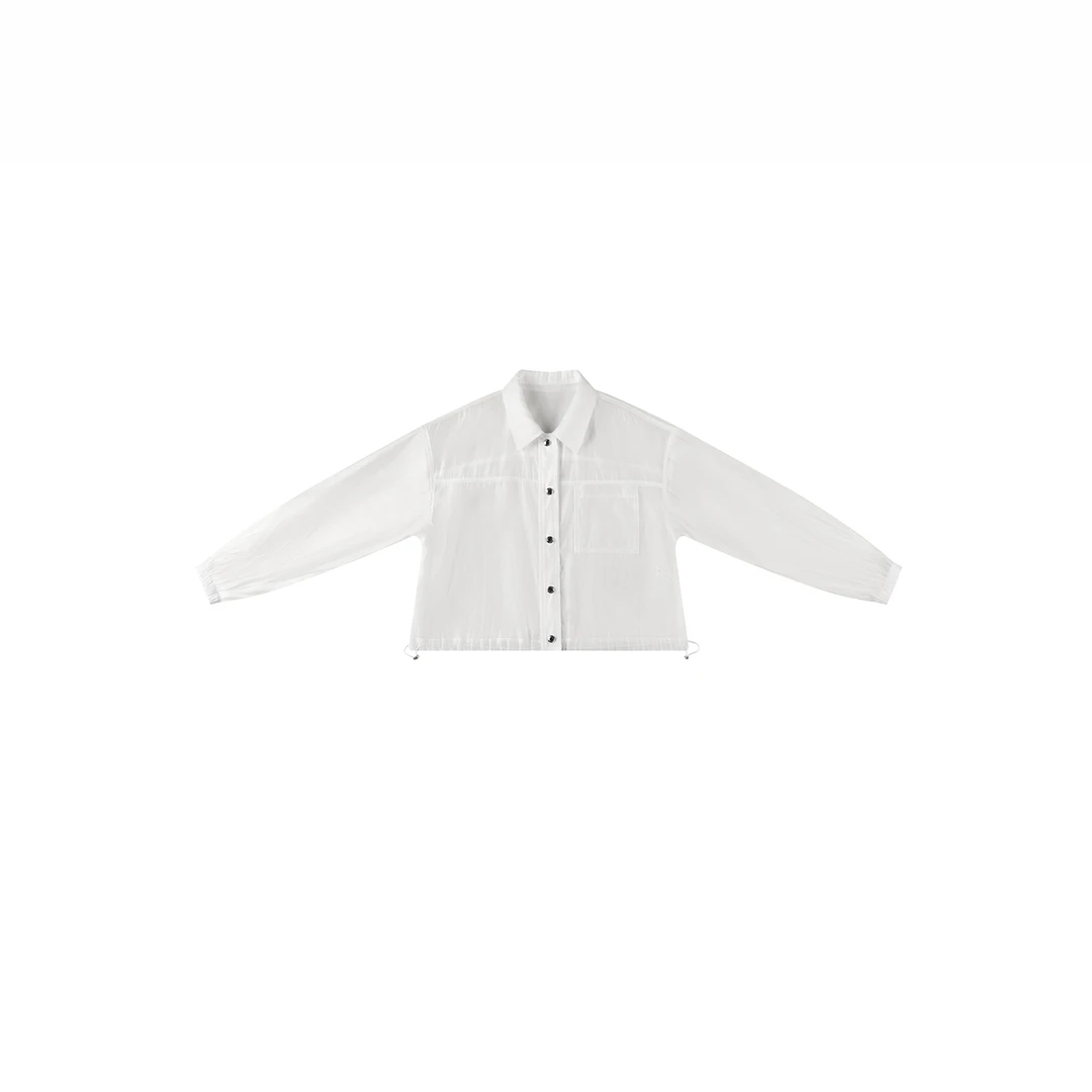 POLO小翻领抽绳外扣明面外套机车服 698