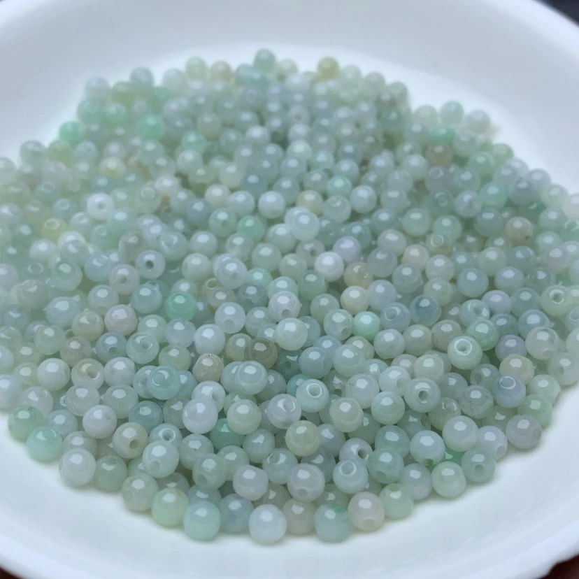 【闪购商品】翡翠手链未镶嵌卡3.5冰晴100颗