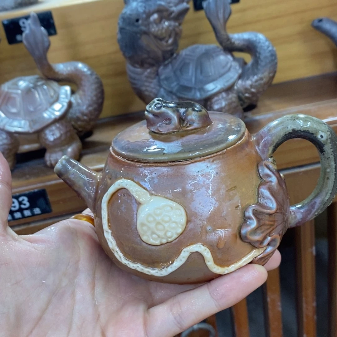 陶园柴烧，精品高货105鼓包