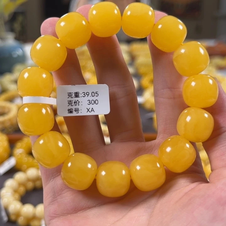 手串蜜蜡未镶嵌16.2mm焦皮同料精工老型xa