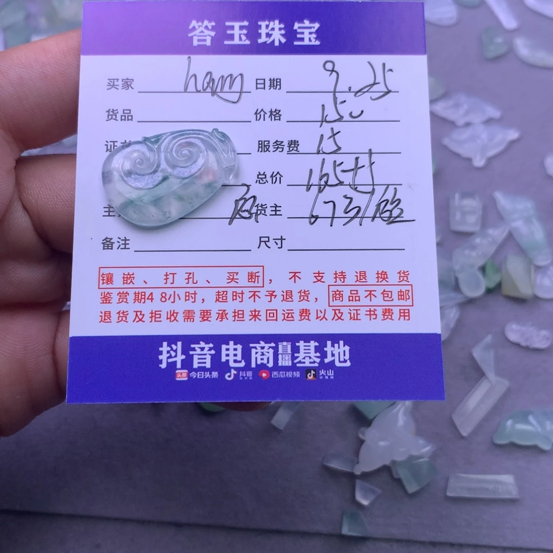 颈饰未镶嵌翡翠h**g