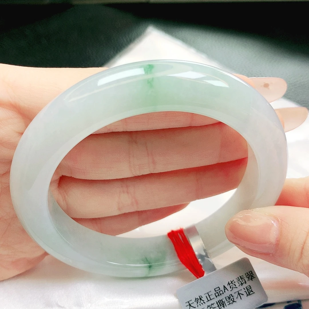 翡翠未镶嵌手镯缅甸天然a货翡翠