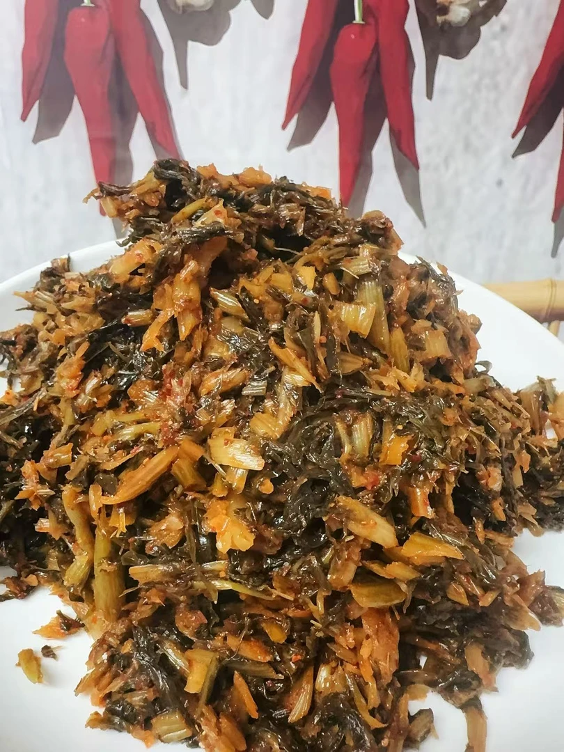 皖北老味雪菜配粥拌饭拌面下饭菜