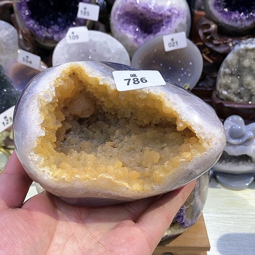 【闪购商品】水晶天然水晶摆件方解石未镶嵌可**满