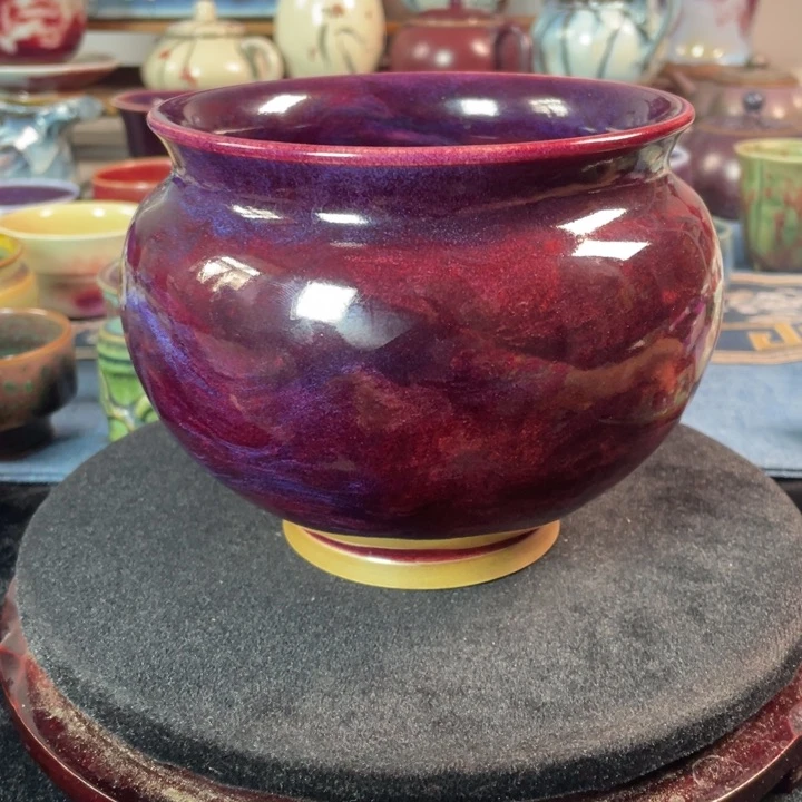 摆件钧瓷手工茶洗 水洗