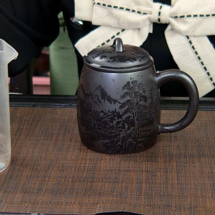 茶杯紫砂高货放漏