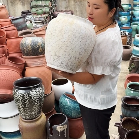 24口30高瑕疵一个盆子。