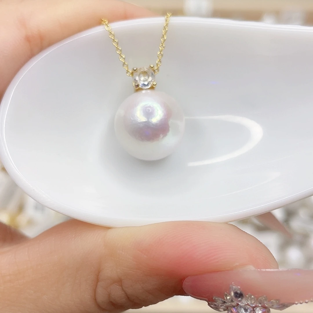 淡水珍珠未镶嵌吊坠(赠链)