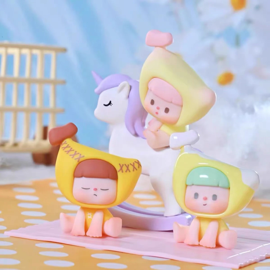 【珊珊潮玩】不二蕉小可爱系列萌粒潮玩盲盒可爱摆件盲袋