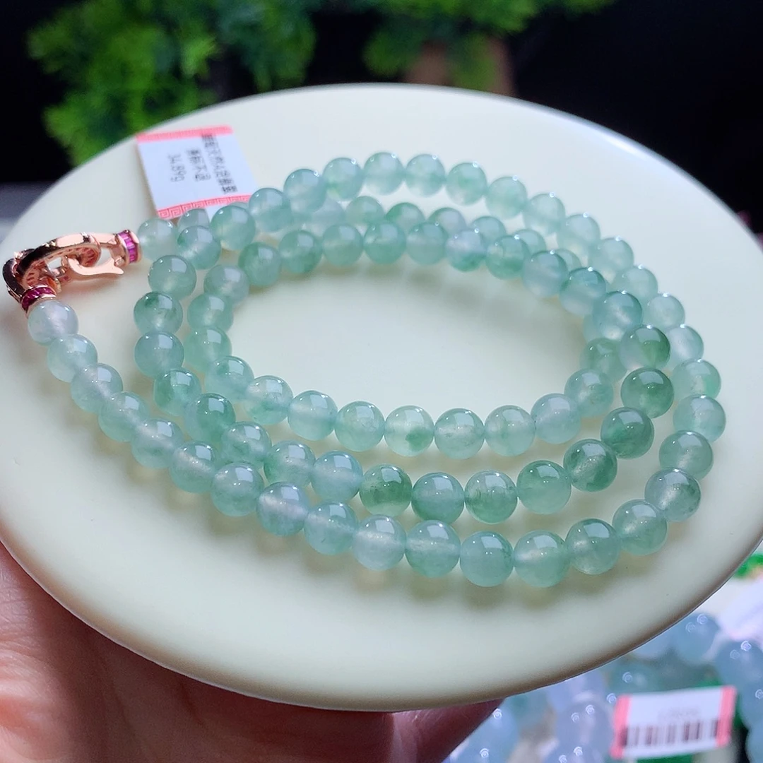 翡翠未镶嵌项链卡6