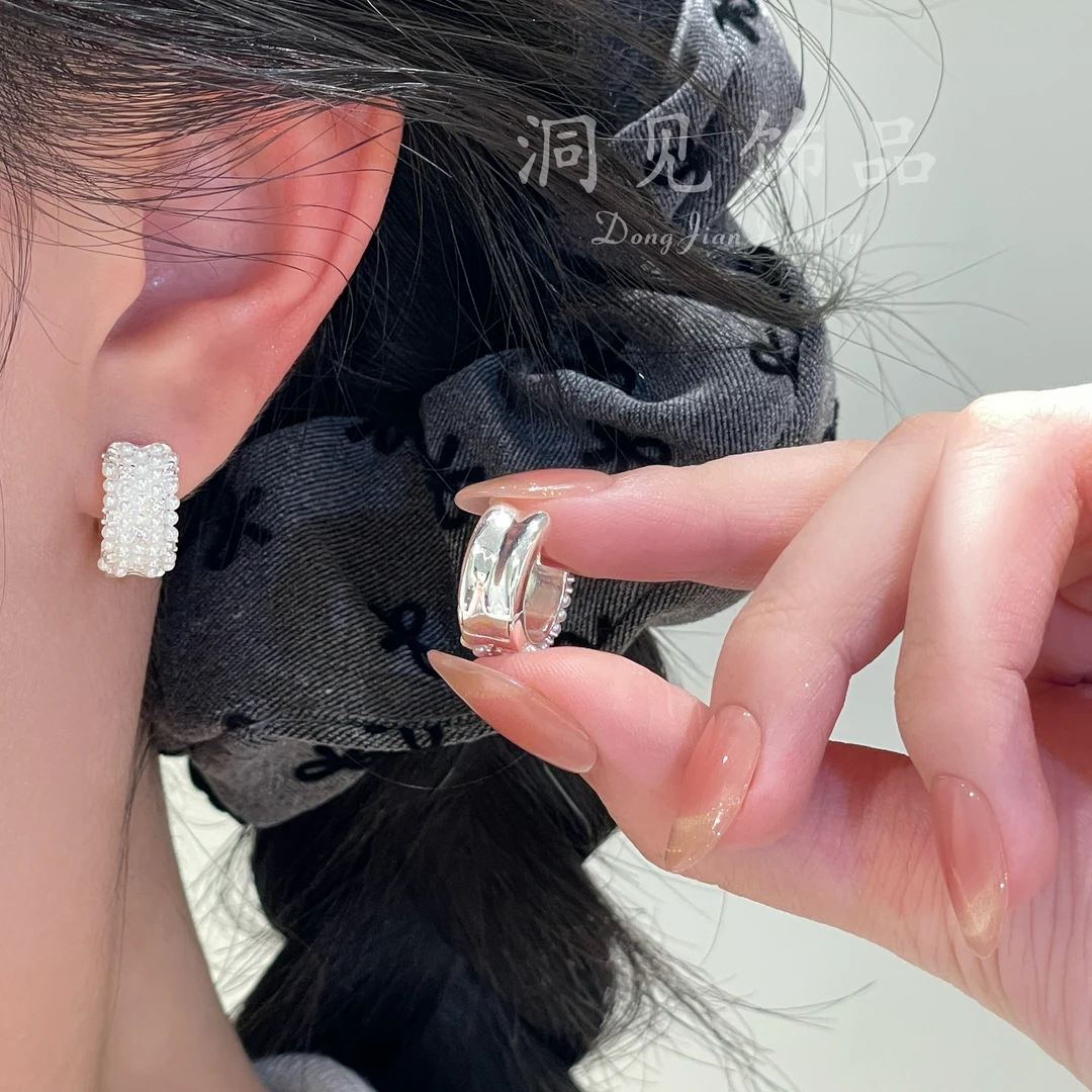 【月下耳畔】简约轻奢网红欧美风法式耳扣饰品ES695