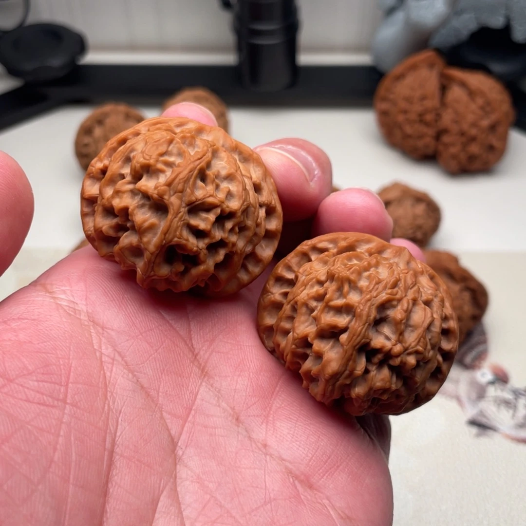 文玩核桃把件坡*苹果园文玩核桃