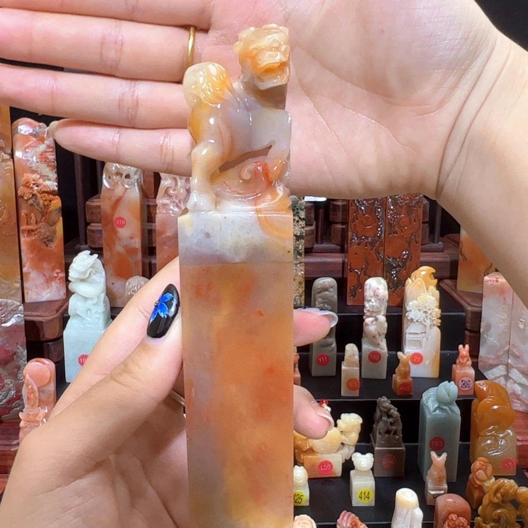 昌化石印石手工制作