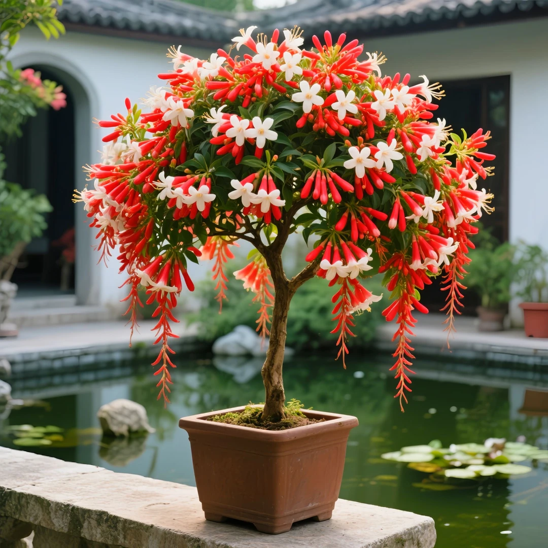 四季可种炮仗花树苗可盆栽地栽花卉绿植室内外阳台庭院耐寒热易活