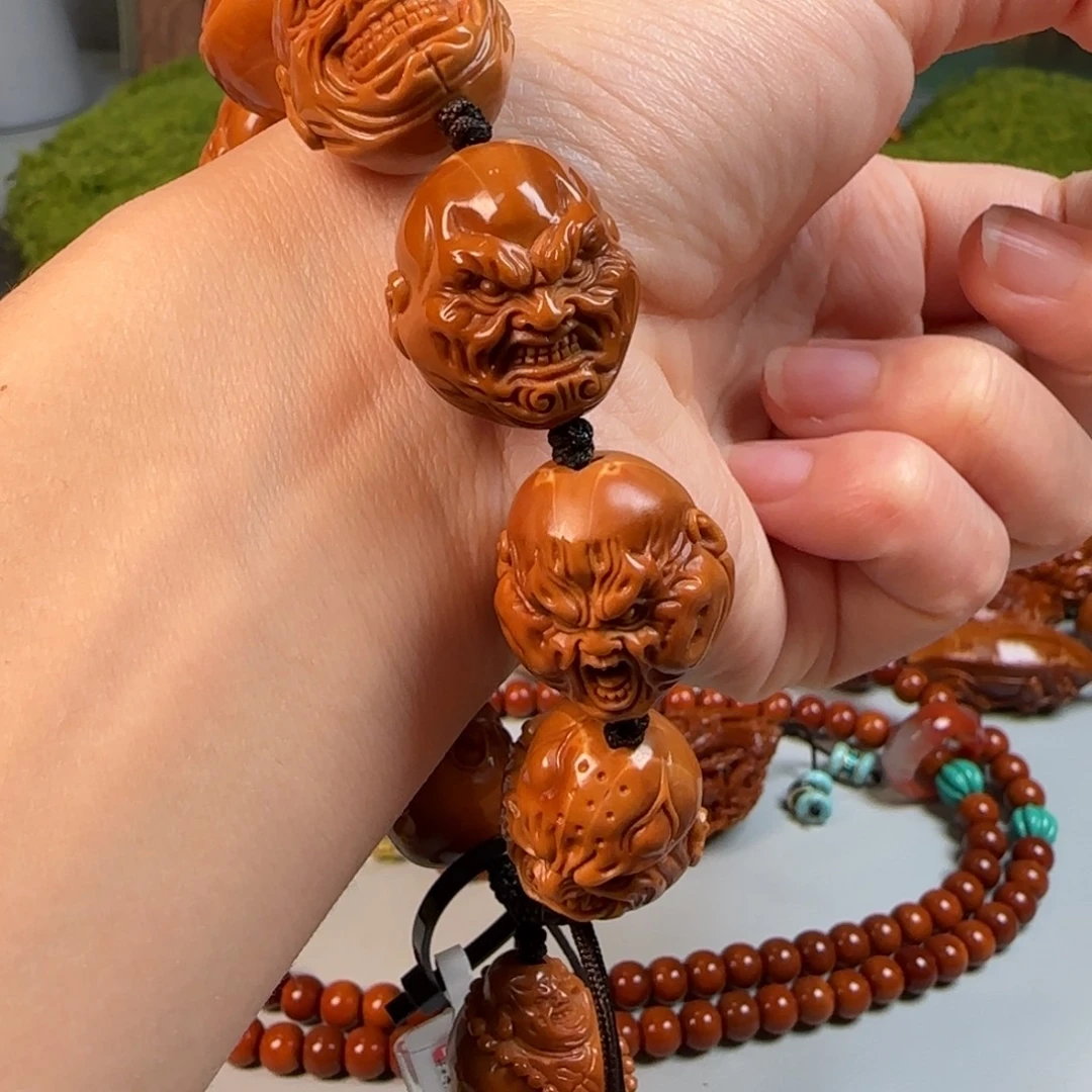 手串/手链橄榄核19恶僧铁核