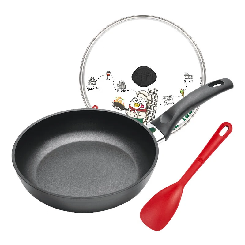 【A等品微瑕】巴拉利尼 那不勒斯小刘鸭煎锅28cm (含锅盖小铲)