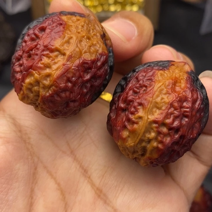 把件文玩核桃39尺蛇皮元宝