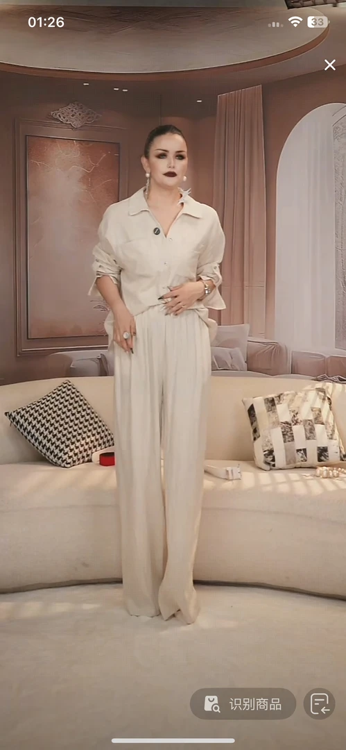 衬衣裤子一套女士