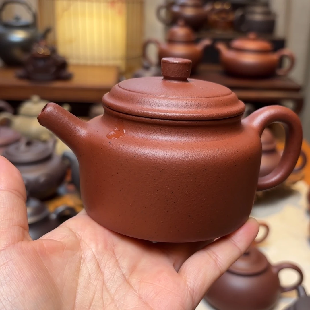 静***观茶壶紫砂单一矿龙血砂微瑕福利