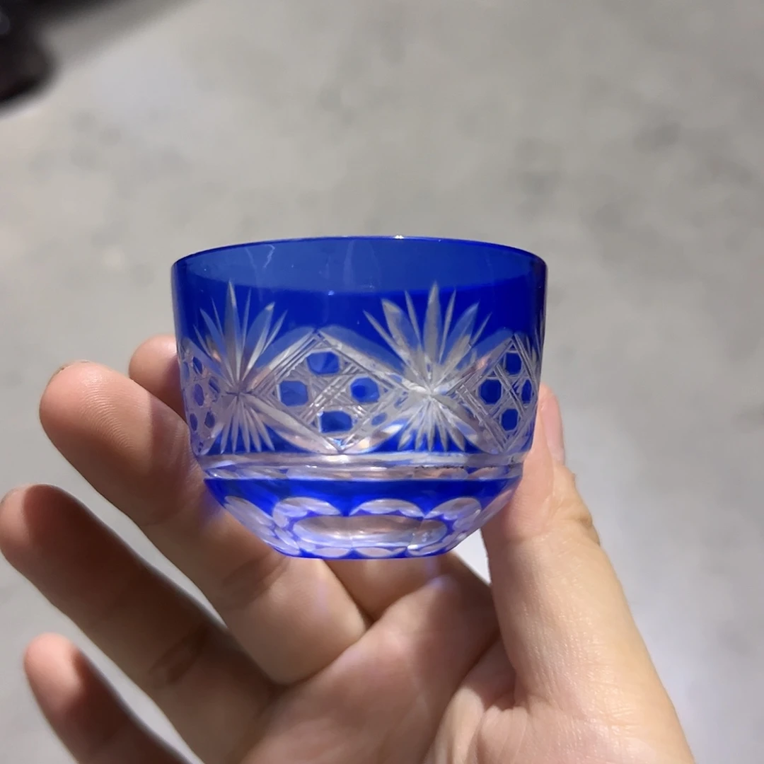 高脚款水晶玻璃微瑕一个