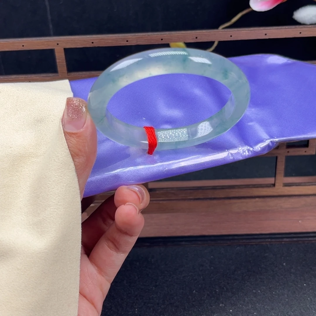 翡翠未镶嵌手镯贵妃序号36