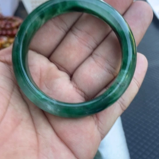 石英质玉（黄龙玉）合金手链