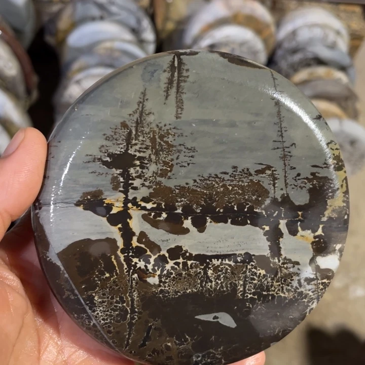 【闪购商品】石材广西天然国画精品