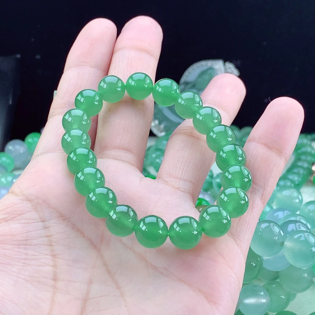 翡翠手链未镶嵌卡10