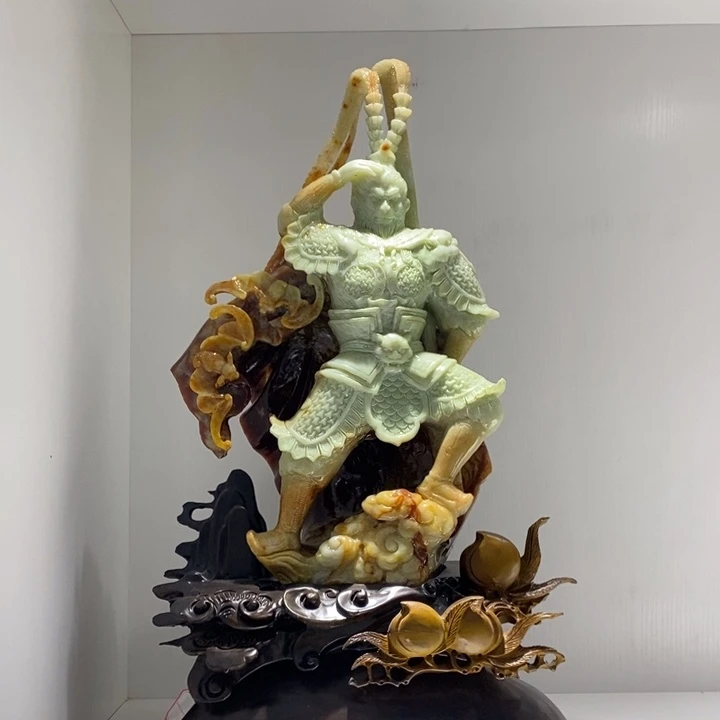 未镶嵌蛇纹石玉（覆膜）珠宝奇石