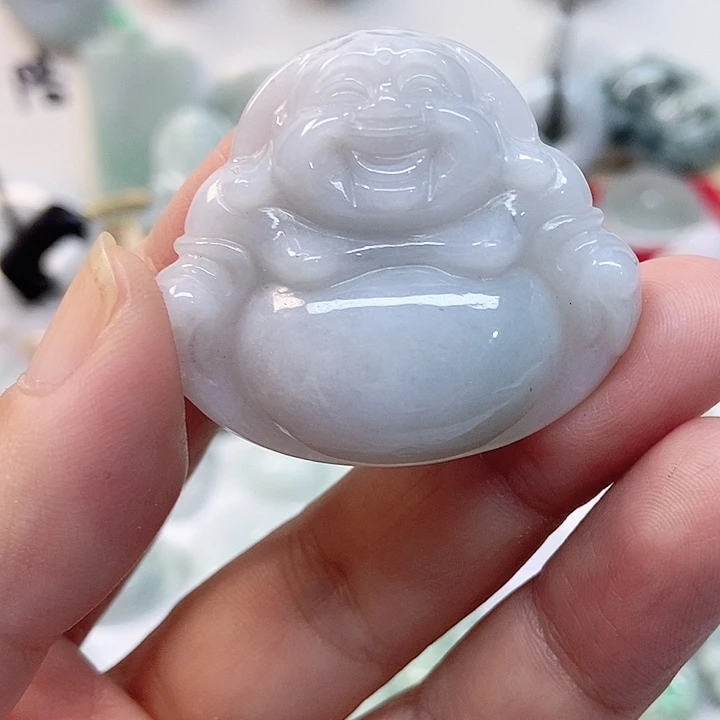 颈饰未镶嵌翡翠佛公