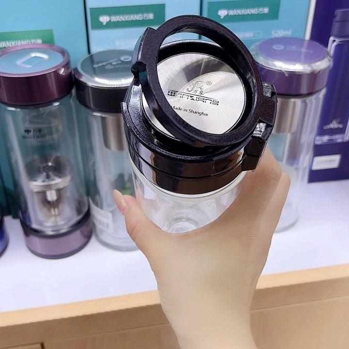 万象品牌双层玻璃杯V814-490