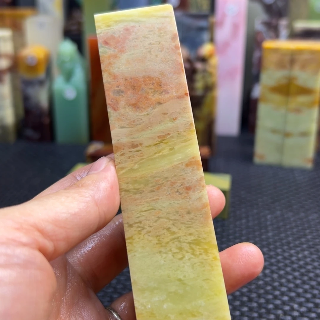方***安青田石印章石刻章石