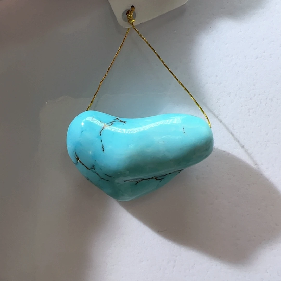 绿松石未镶嵌挂件