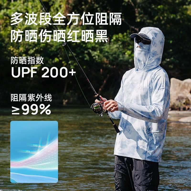 「冰丝速干」户外运动防晒服阿玛迪斯夏季防晒衣薄款透气垂钓服防蚊