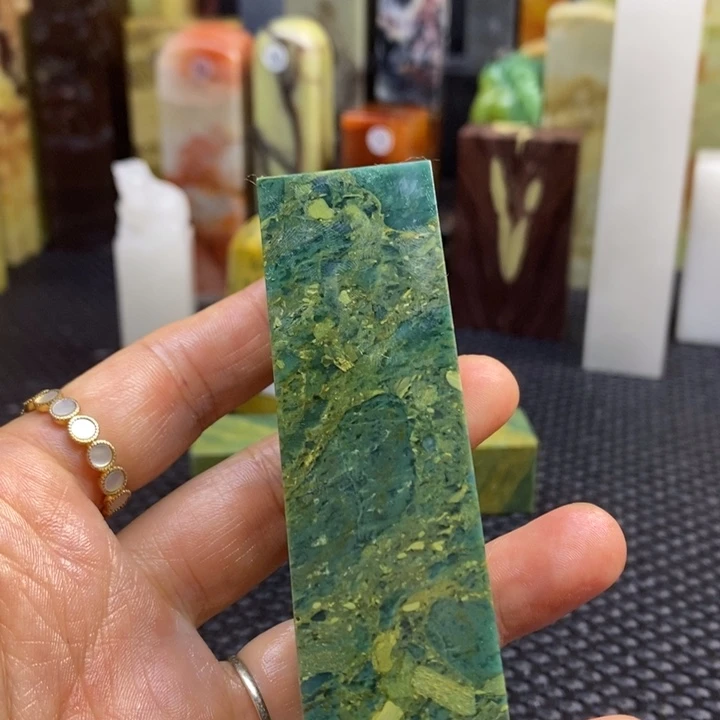 印度石桃*岛青田石印章石