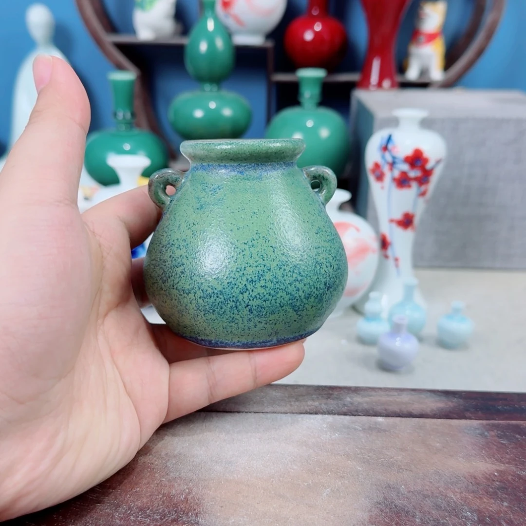 陶瓷手工小花器摆件