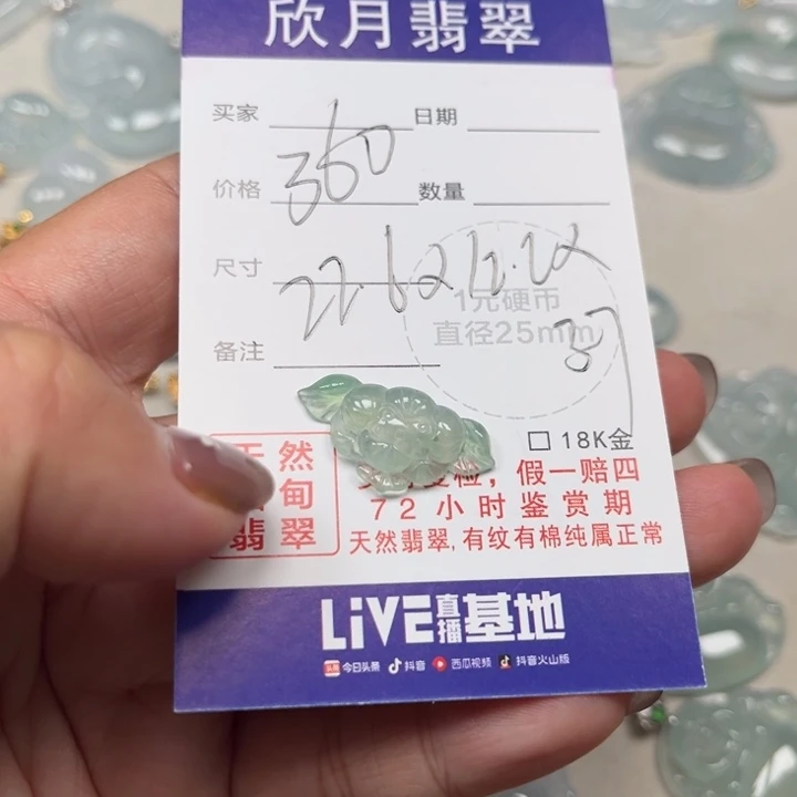 翡翠未镶嵌颈饰天然
