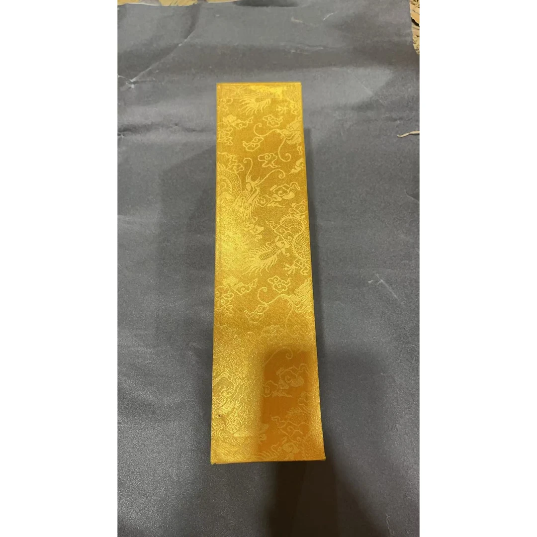 黄刺绣木盒摆件（金三甄选）唐