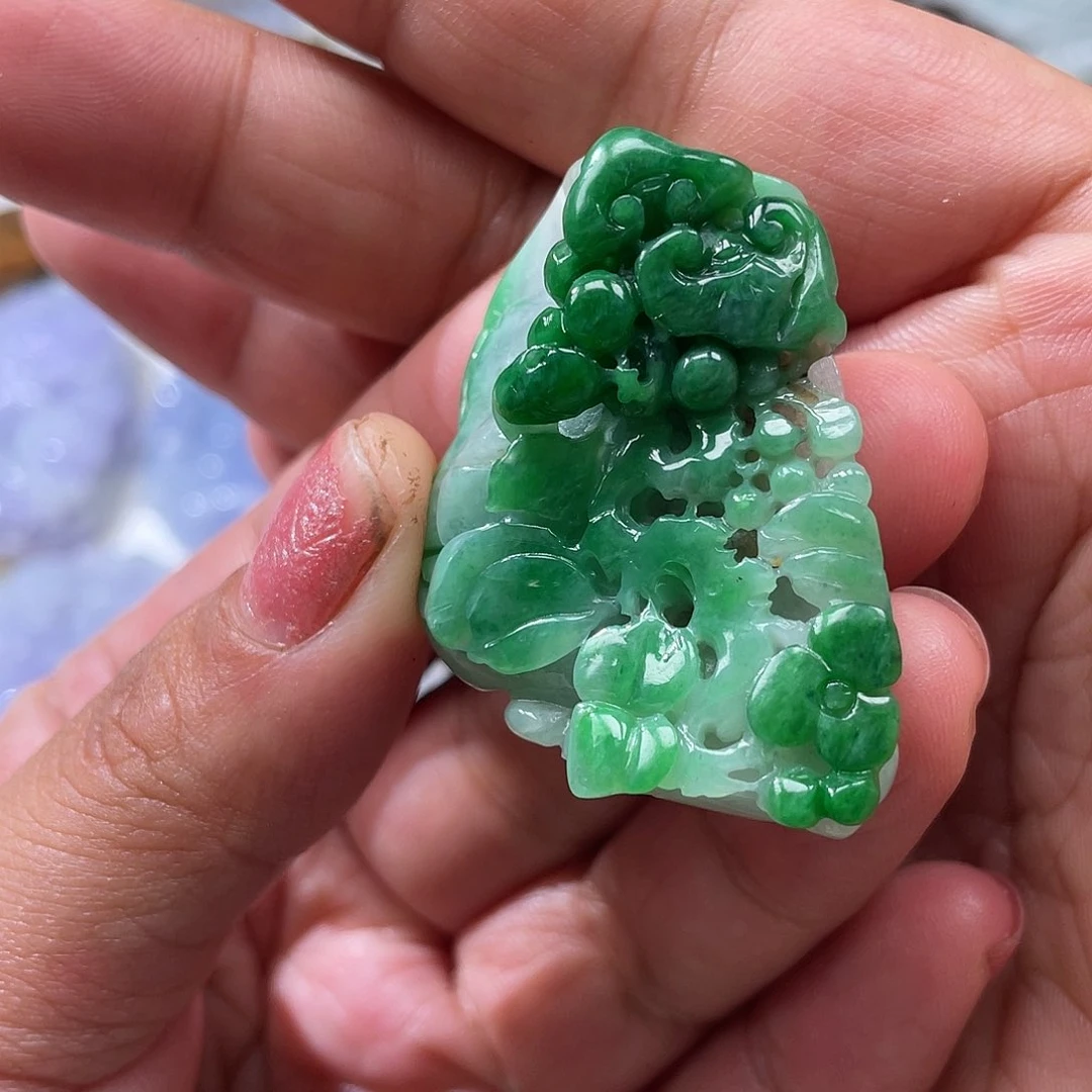 颈饰未镶嵌翡翠翡玉缘翡翠