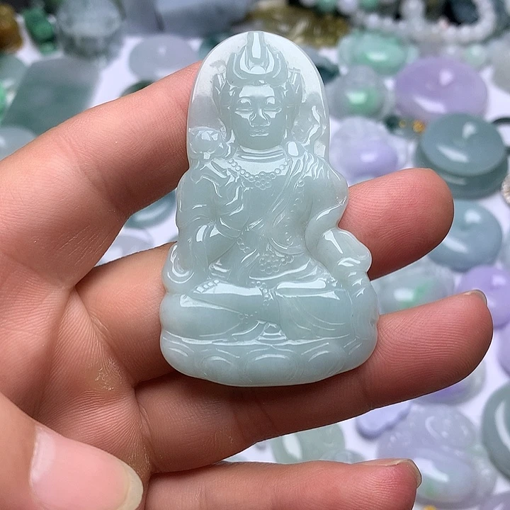 翡翠未镶嵌颈饰天然翡翠