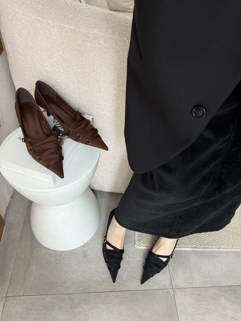 062-69主推韩版时尚百搭气质爆款春季新款日常女鞋高跟鞋