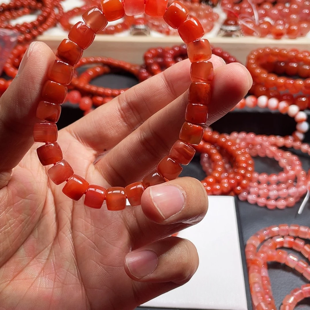 不***尔手链未镶嵌南红玛瑙