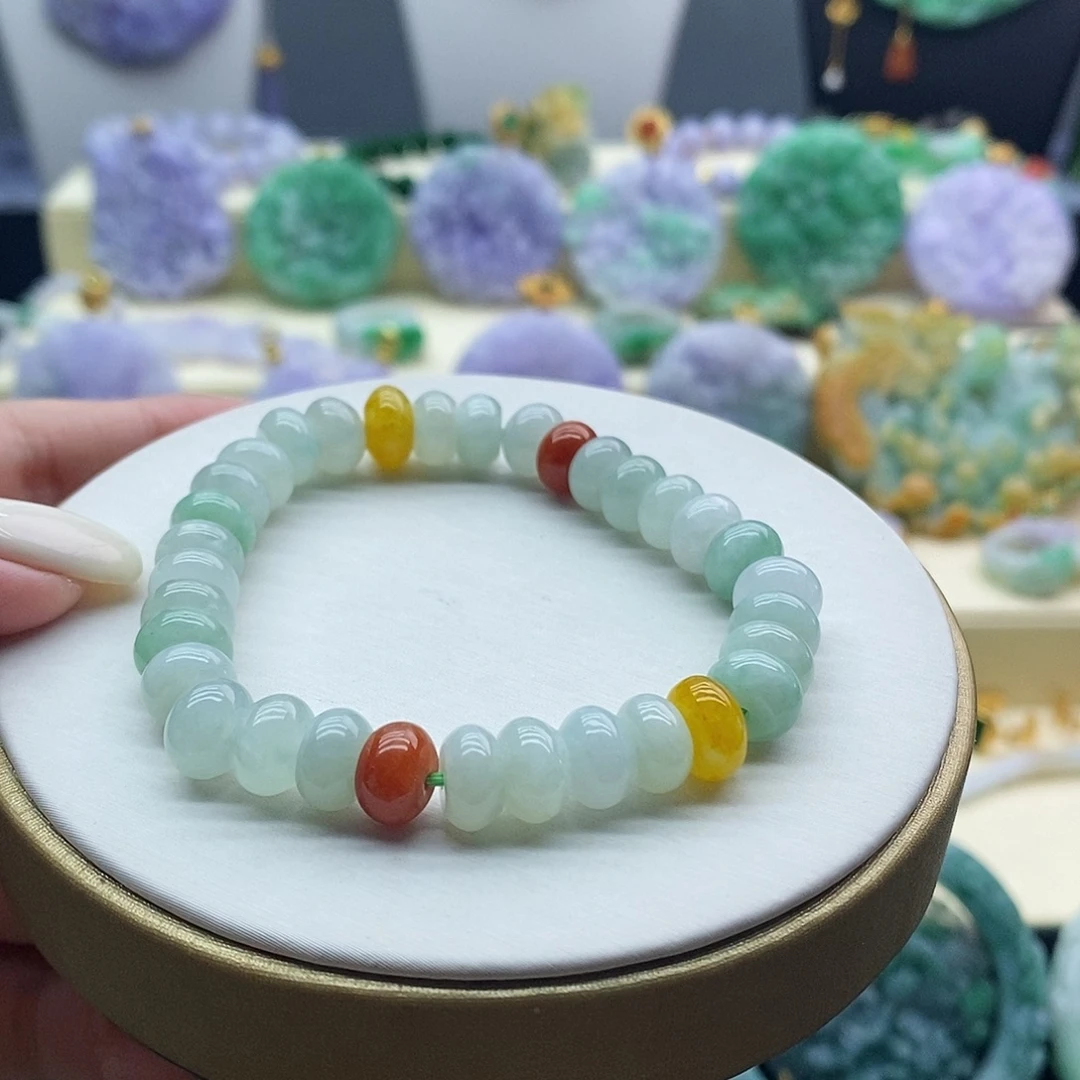 翡翠未镶嵌手串手串