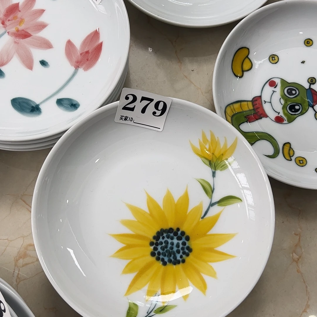 瓷片景德镇陶瓷手工手绘制作