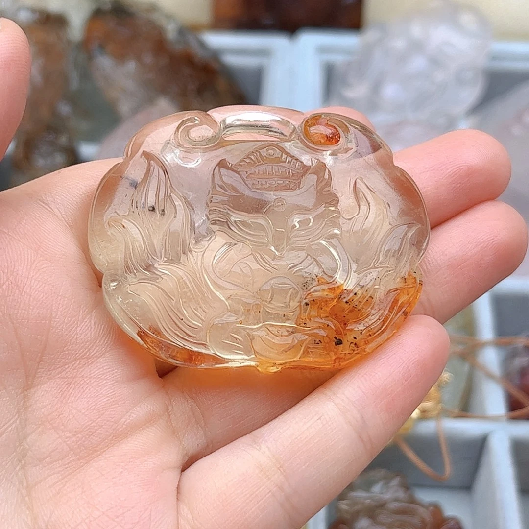 水晶吊坠(不含链)未镶嵌s*