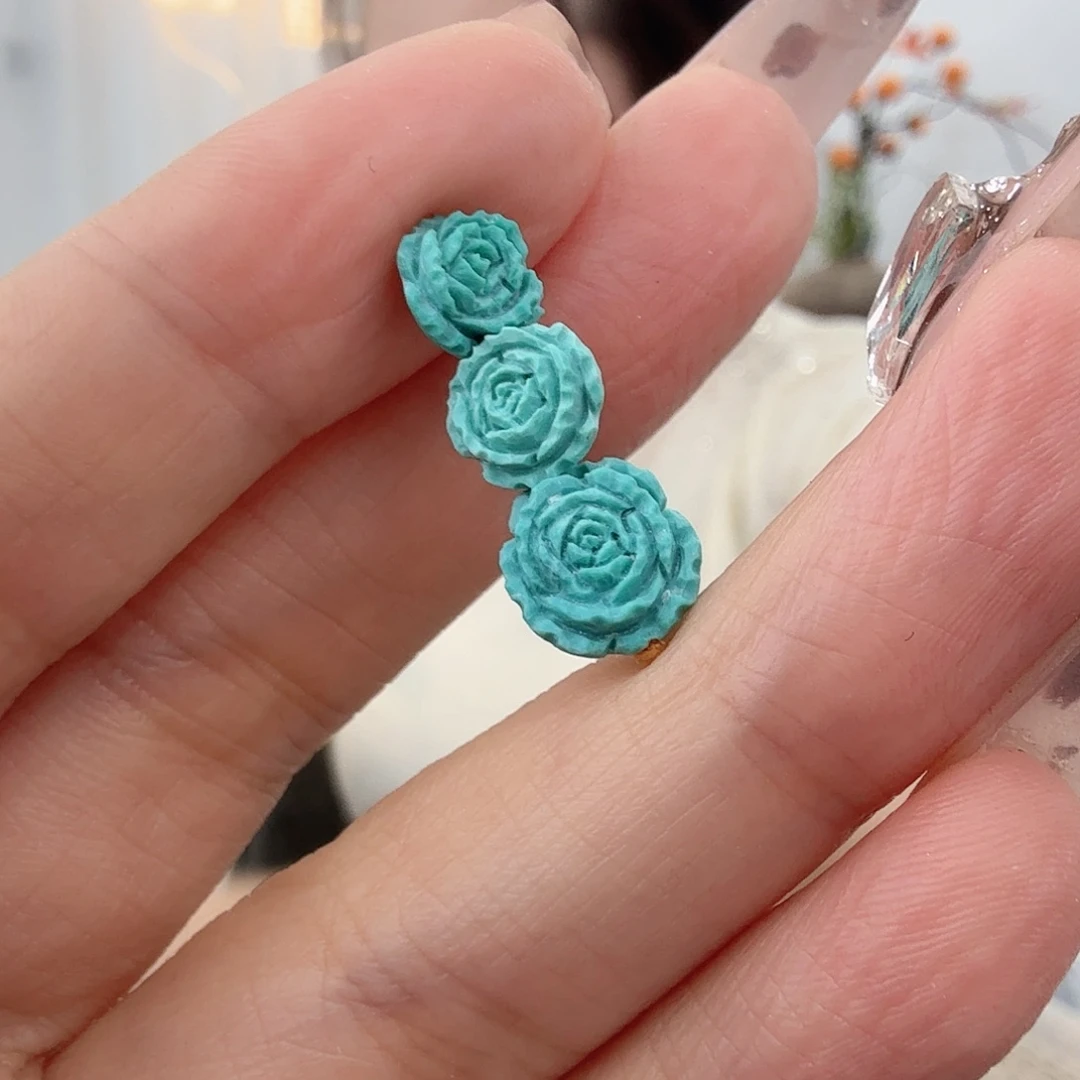 绿松石未镶嵌珠宝半成品